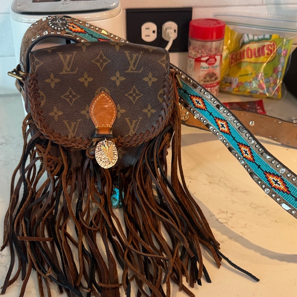 Custom vintage Louis Vuitton handbag
